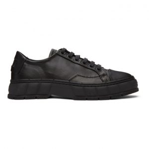Viron Black Corn Leather 1968 Sneakers (1968-R-90)