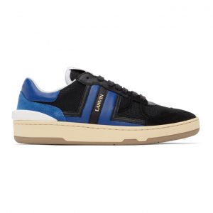 Lanvin Black Leather Clay Low Sneakers (FM-SKDK00-SSEN-P21)