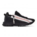 Givenchy Black Leather Spectre Zip Low Sneakers (BH003MH0UB)
