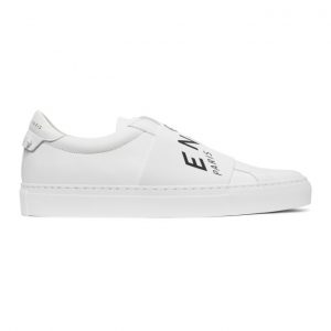 Givenchy White Elastic Urban Street Sneakers (BH0003H0UD)