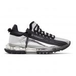 Givenchy Silver Spectre Zip Low Sneakers (BH003MH0TS)