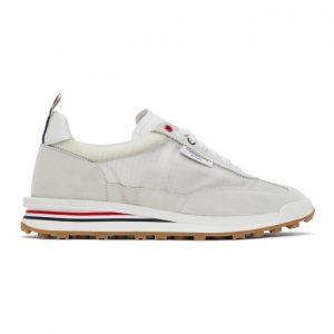 Thom Browne White Ripstop Tech Runner Sneakers (MFD180C-07685)