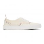 Thom Browne Off-White Heritage Vulcanized Sneakers (MFD201A-06558)