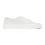 Saint Laurent White Perforated Venice Sneakers (587415 1JZ80)
