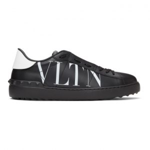 Valentino Black Valentino Garavani VLTN Open Sneakers (VY2S0830XZU)