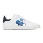 Isabel Marant White and Blue Billyo Sneakers (21PBK0342-21P034S)