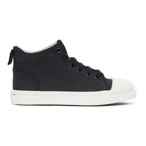 Loewe Black Canvas High-Top Sneakers (L815282X21)