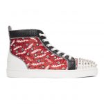 Christian Louboutin Multicolor Ginzana Lou Spikes Orlato High-Top Sneakers (1210330)