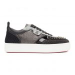 Christian Louboutin Black and Grey Happyrui Sneakers (1210336)