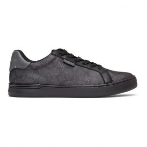 Coach 1941 Grey and Black Lowline Sneakers (G5025 CQ/GY)