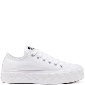 Converse Runway Cable Platform Chuck Taylor All Star Low Top White, Black White/ Black (568895C)