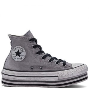 Converse Smoke In Platform Chuck Taylor All Star High Top White White (569126C)
