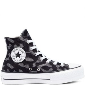 Converse Mix and Match Platform Chuck Taylor All Star High Top Black Black (569713C)