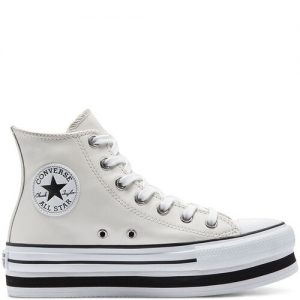 Converse Leather EVA Platform Chuck Taylor All Star High Top White White (569736C)