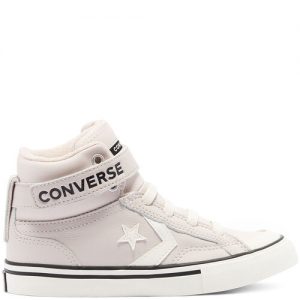Converse Leather & Heathered Knit Pro Blaze Strap High Top für ältere Kinder Red Red (669317C)