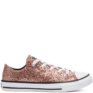 Converse Coated Glitter Chuck Taylor All Star Low Top Black Black (669805C)