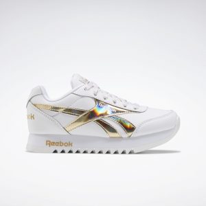 Reebok Royal Classic Jogger Platform 2 White / White / Gold Metallic (FW8187)