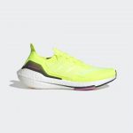 adidas Ultraboost 21 Laufschuh Solar Yellow / Cloud White / Screaming Pink (FY0373)