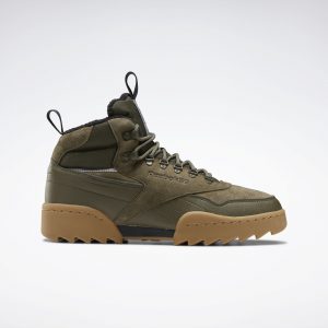 Reebok Exofit Hi Plus Ripple Army Green / Black / Reebok Rubber Gum-04 (FZ1220)