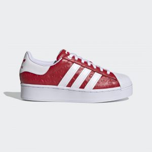adidas Superstar Bold Schuh Scarlet / Core Black / Cloud White (FZ1836)