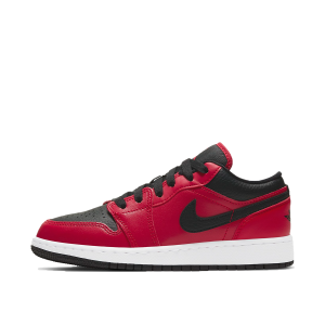 Air Jordan 1 Low Gym Red Black (GS) (2021) (553560-605)