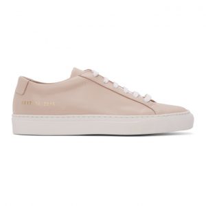 Common Projects Pink Original Achilles Low Sneakers (6017)