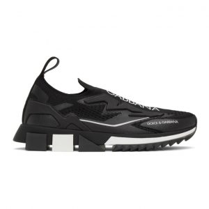 Dolce and Gabbana Black Sorrento Sneakers (CK1823 AW478)