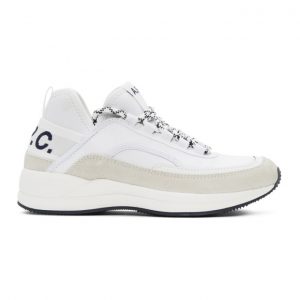 A.P.C. White Run Around Sneakers (PAACT-M56084)