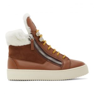 Giuseppe Zanotti Brown Briel May London Sneakers (RW00051 86918)