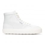 Sunnei White Leather Dreamy High-Top Sneakers (DHT02)