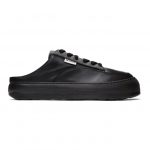 Sunnei Black Leather Dreamy Slip-On Sneakers (SUN001_DREAMY)