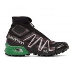Salomon Black and Purple Snowcross Advanced Sneakers (412626)