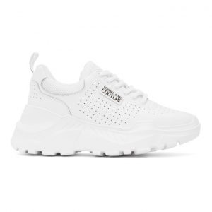 Versace Jeans Couture White Speed Track Sneakers (EE0VWASC3E71967)