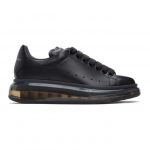 Alexander McQueen Black Clear Sole Oversized Sneakers (611698 WHX98)