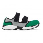 Marni Green and Grey Strappy Sneakers (SNZWS01G02 TCR86)
