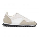 Spalwart White and Grey Marathon Trail Low Sneakers (9703971 0000)