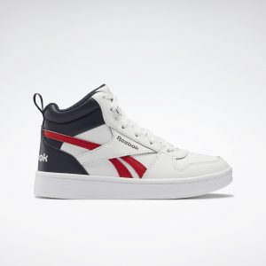 Reebok Royal Prime Mid 2 White / Power Navy / Vector Red (FV2676)