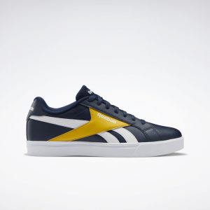 Reebok Royal Complete 3 Low Collegiate Navy / White / Fierce Gold (FW7551)