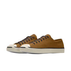 Converse Custom Hi-Vis Suede Jack Purcell Low Top Brown ((168160C))