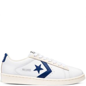 Converse Pro Leather Low Top White/Rush Blue/Egret (170649C)