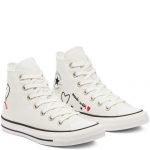 Converse Valentine’s Day Chuck Taylor All Star High Top Vintage White/Egret/Black (171159C)