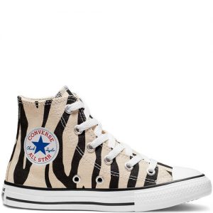 Converse Archive Zebra Chuck Taylor All Star High Top für jüngere Kinder Black Black (366296C)