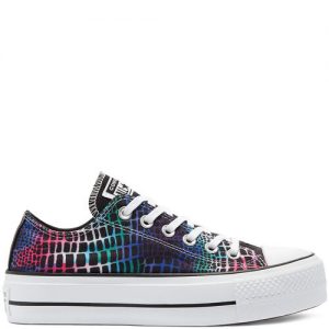 Converse Digital Daze Platform Chuck Taylor All Star Low Top Black/Hyper Pink/White (570518C)