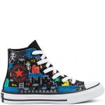 Converse Gamer Chuck Taylor All Star High Top Black/Bright Poppy (670212C)