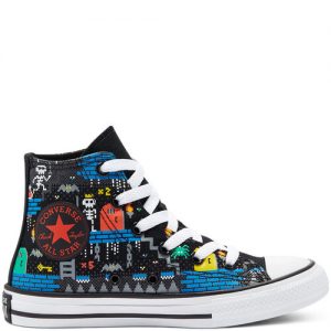Converse Gamer Chuck Taylor All Star High Top Black/Bright Poppy (670212C)