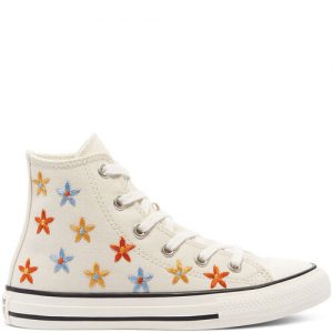 Converse Spring Flowers Chuck Taylor All Star High Top Black Black (671099C)