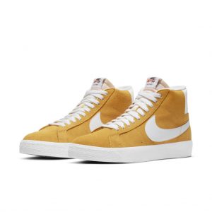 Nike SB Zoom Blazer Mid Skateboardschuh – Gelb Gelb (864349-700)