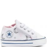 Converse My Wish Chuck Taylor Cribster Mid White/Pink/Silver (871092C)