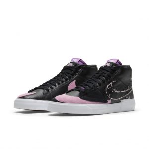 Nike SB Zoom Blazer Mid Edge Skateboardschuh – Schwarz Schwarz (DA2189-002)