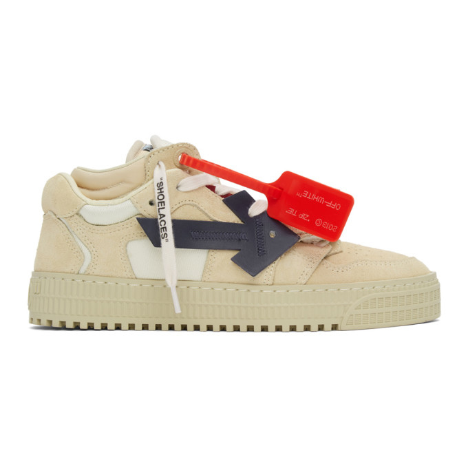 Off-White Beige Off-Court Low Sneakers (OWIA181F20LEA0016146)